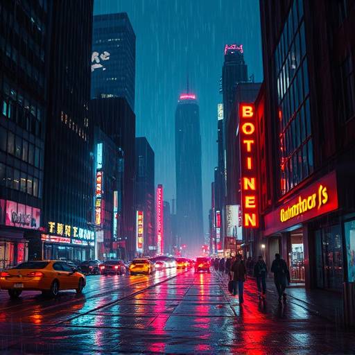 Cyberpunk City 2077 banner